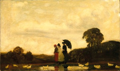 Hver lørdag, ca. 1895-96 av Arthur Bowen Davies