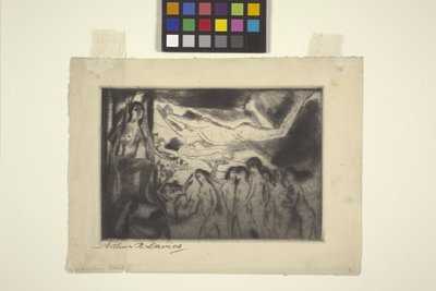 Guiding Spirit (etsing og rulett) av Arthur Bowen Davies