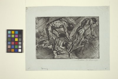 Opprør (etsing og akvatint) av Arthur Bowen Davies