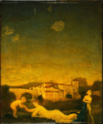 Viola Obligato av Arthur Bowen Davies