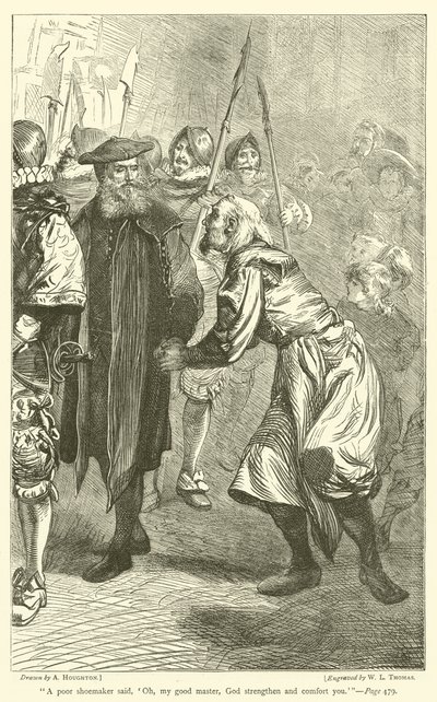 En stakkars skomaker sa: Å, min gode herre, Gud styrke og trøste deg av Arthur Boyd Houghton