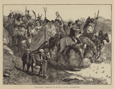 Grafisk Amerika, Frog Town Rangers av Arthur Boyd Houghton