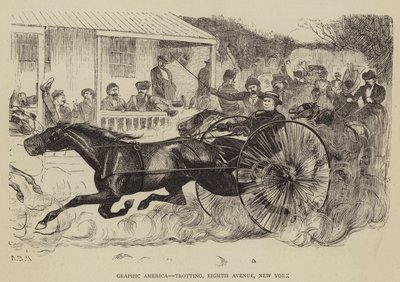 Graphic America, Trav, Eighth Avenue, New York av Arthur Boyd Houghton