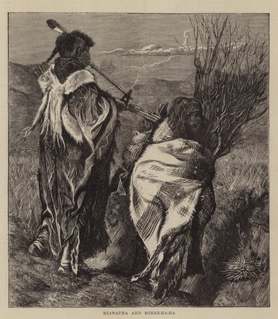 Hiawatha og Minne-ha-ha av Arthur Boyd Houghton