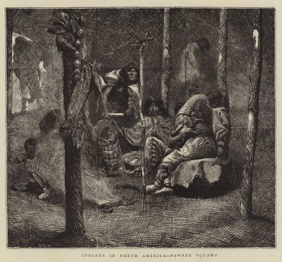 Indianere i Nord-Amerika, Pawnee Squaws av Arthur Boyd Houghton