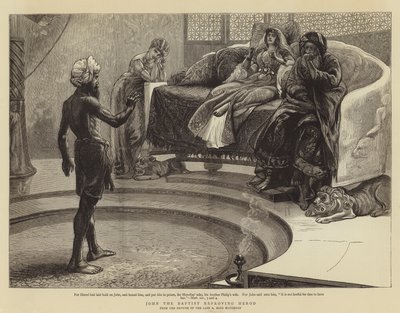 Døperen Johannes irettesetter Herodes av Arthur Boyd Houghton