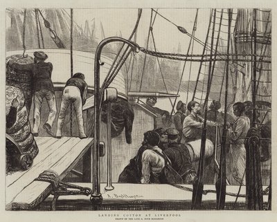 Lander bomull i Liverpool av Arthur Boyd Houghton