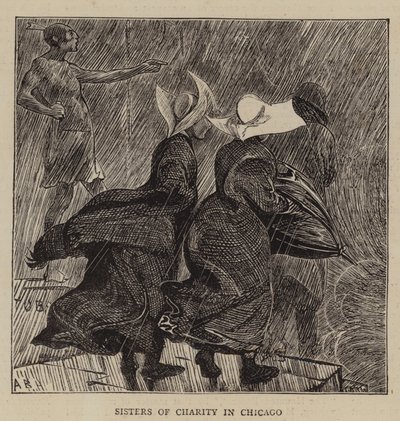 Sisters of Charity i Chicago av Arthur Boyd Houghton