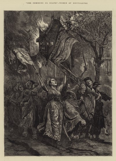 Kommunen eller døden, kvinner fra Montmartre av Arthur Boyd Houghton