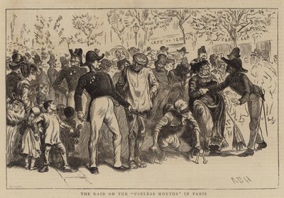 Raidet på de ubrukelige munnene i Paris av Arthur Boyd Houghton