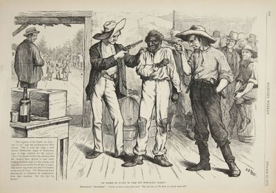Selvfølgelig vil han stemme på den demokratiske billetten, 1876 av Arthur Burdett Frost