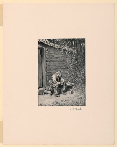 Onkel Remus ved døren til hytta hans av Arthur Burdett Frost