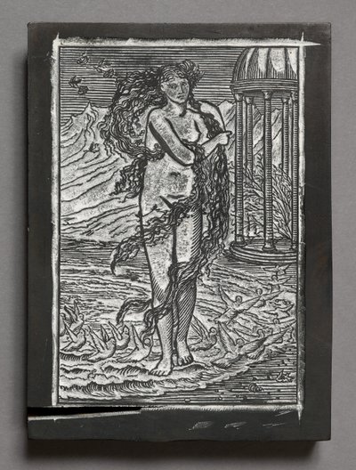 The Story of Cupid and Psyche - Venus, etter Edward Coley Burne-Jones (gravert trekloss) av Arthur Burgess