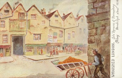 Forsvunnet London - Sjelester av Bermondsey Abbey, revet rundt 1896 av Arthur Charles Payne