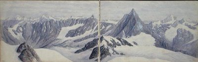 Utsikt fra Breithorn av Arthur Cust