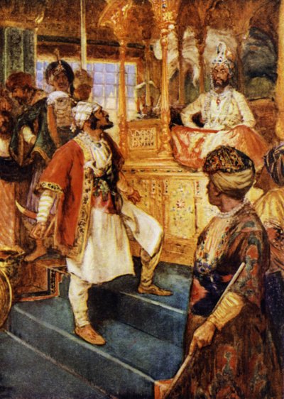 Sivaji trosser åpenlyst Great Moghul av Arthur David McCormick