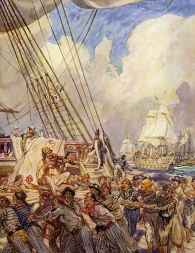 The Old Superb (farge litho) av Arthur David McCormick