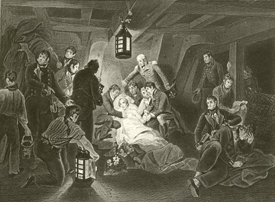 Lord Nelsons død av Arthur Devis