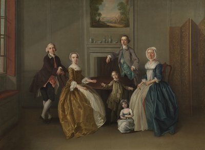 Familiegruppe, 1756 av Arthur Devis