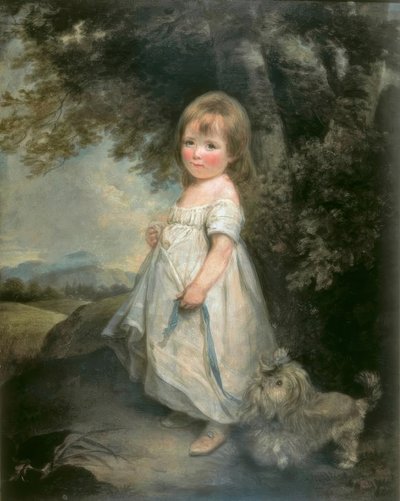 Miss Anderson med hunden sin av Arthur Devis