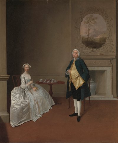 Mr. og Mrs. Hill av Arthur Devis