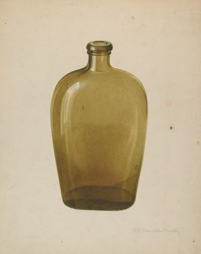 Brennevinsflaske av Arthur G. Merkley
