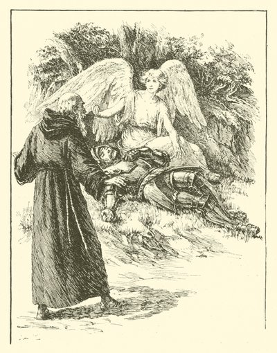 Sir Guyon, ridderlighetens mester (gravering) av Arthur George Walker
