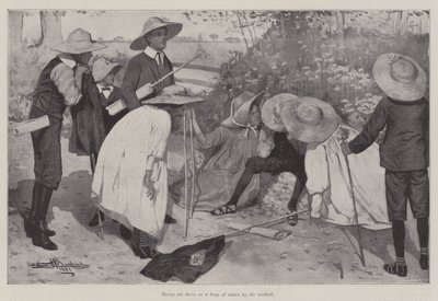 The Canterbury Pilgrims, av E Nesbit av Arthur Herbert Buckland