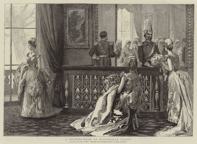 Et tegnerom på Buckingham Palace av Arthur Hopkins