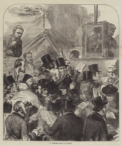 Et bildesalg i London av Arthur Hopkins