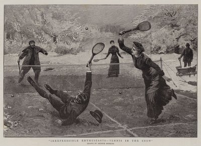 Irrepressible entusiaster, Tennis i snøen av Arthur Hopkins