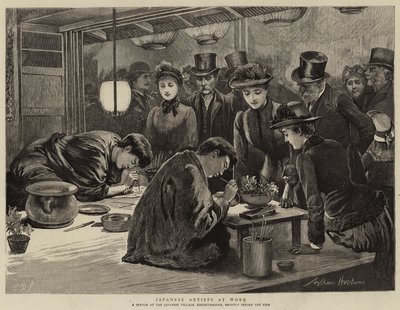 Japanske kunstnere på jobb av Arthur Hopkins
