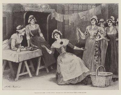 Madame Sans-Gene, på Lyceum, Madame Sans-Gene (frøken Ellen Terry) i vaskeriet hennes av Arthur Hopkins