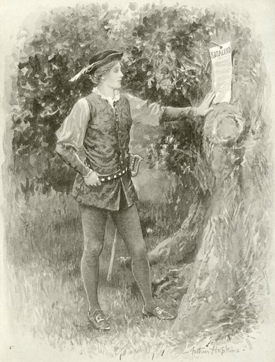 Rosalind (gravyr) av Arthur Hopkins