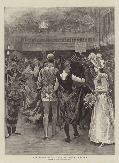 Fancy Dress Ball på Covent Garden av Arthur Hopkins