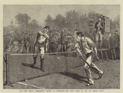 The Lawn Tennis Championship Meeting på Wimbledon, den femte runden av All Comers