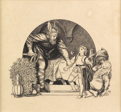 Ridderlighet, 1871 av Arthur Hughes