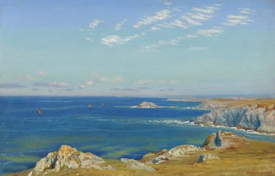 Newquay Headland, Cornwall av Arthur Hughes