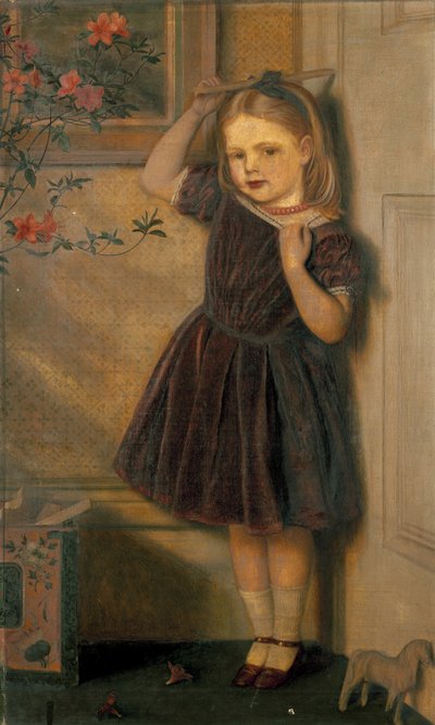 Portrett av Cecily Palgrave, 1800-tallet av Arthur Hughes