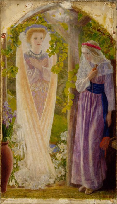 Bebudelsen, 1858 av Arthur Hughes
