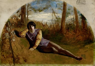 Den unge dikteren, 1849 av Arthur Hughes