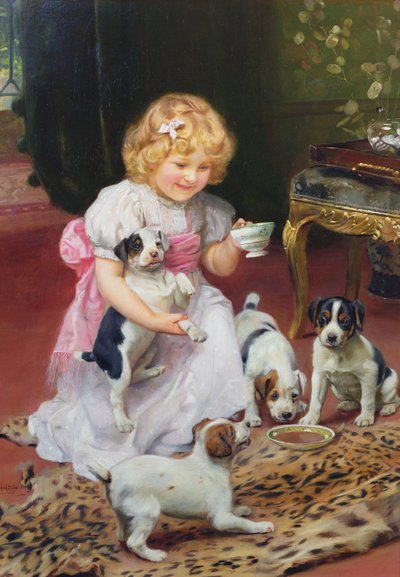 Tea Time av Arthur John Elsley