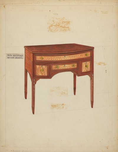 Skrivebord av Arthur Johnson