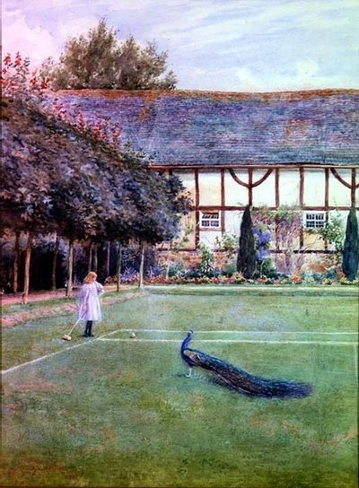 På krokettplenen av Arthur L. Hewlett
