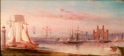 Earl Grey Dock, med skipet 