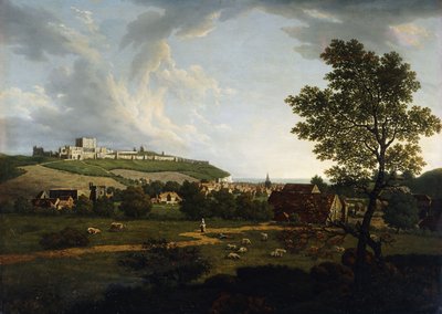 En omfattende utsikt over Dover og Dover Castle av Arthur Nelson