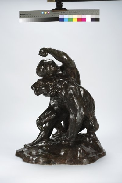 Puma and Child (bronse) av Arthur Putnam
