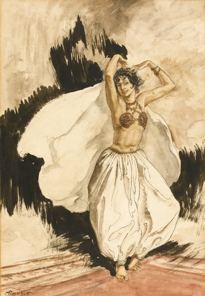 Anitras dans. Illustrasjon til Peer Gynt av Henrik Ibsen av Arthur Rackham