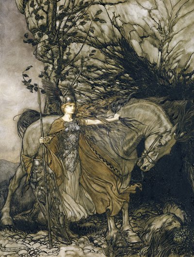 Brunnhilde av Arthur Rackham