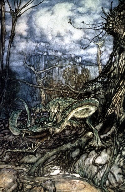 Drage av Arthur Rackham